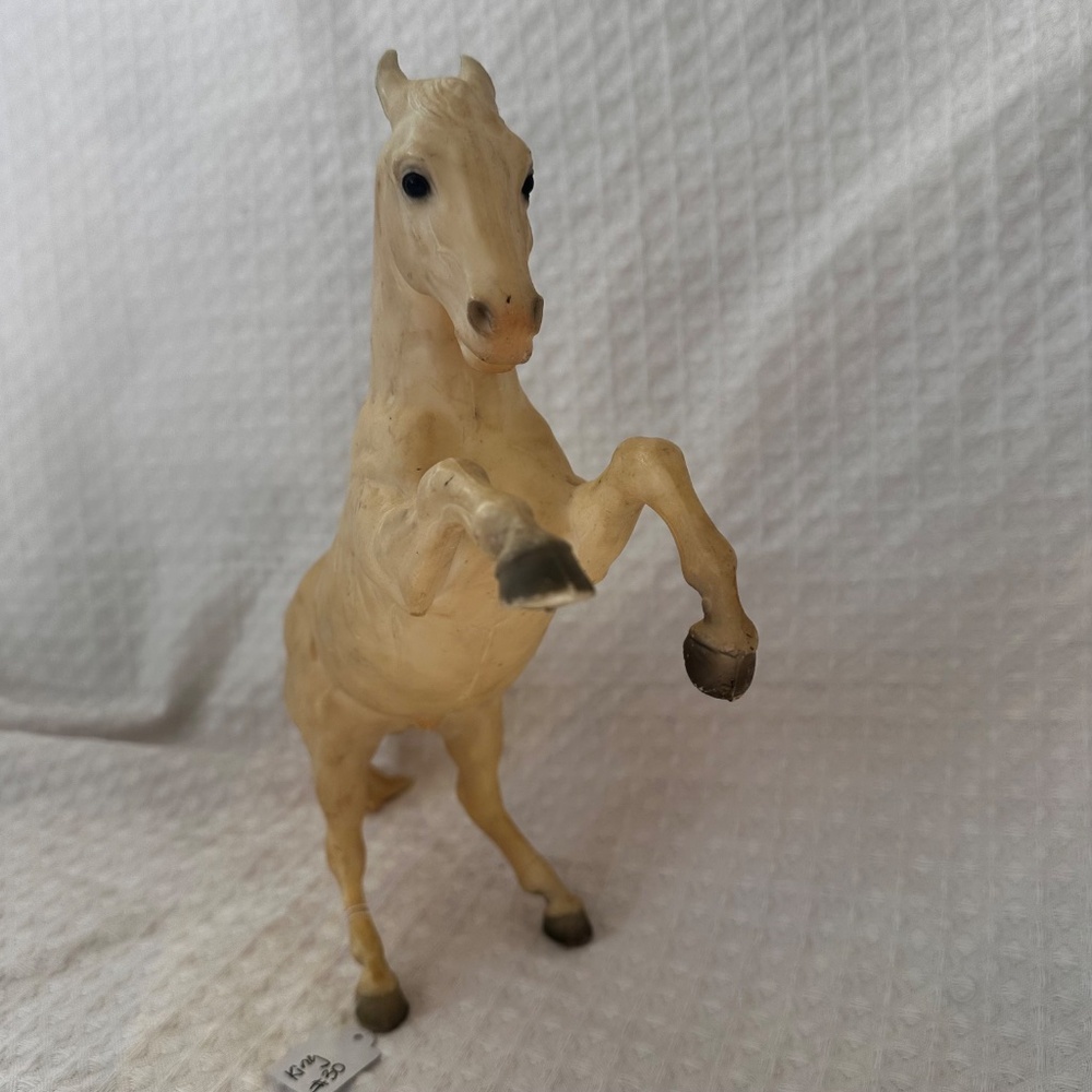 Vintage Breyer #30 King Fighting Stallion Alabaster Lippizan - Picture 3 of 15